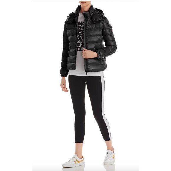 Moncler Women's Bady Slim Short Down Jacket in Black Size 0 XS - Picture 1 of 13